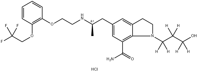 Silodosin  D6 DiHCl 结构式