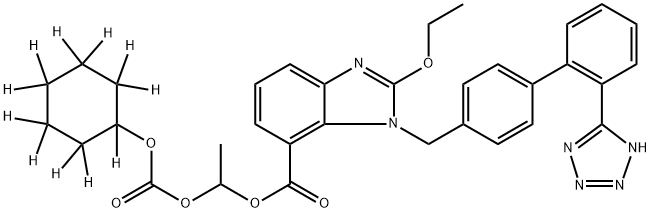 [2H11]-坎地沙坦西酯 结构式