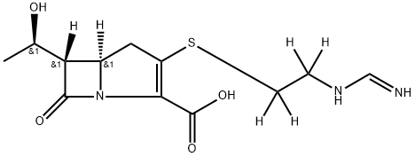 亚胺培南-D4 结构式