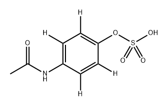 [2H4]-氨基苯磺酸盐 结构式