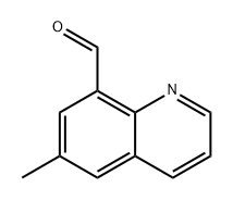 6-methylquinoline-8-carbaldehyde 结构式