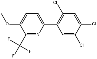 3-Methoxy-6-(2,4,5-trichlorophenyl)-2-(trifluoromethyl)pyridine