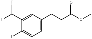 Methyl 3-(3'-(difluoromethyl)-4'-iodophenyl)propionate