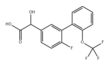 (6-Fluoro-2'-(trifluoromethoxy)biphenyl-3-yl)-hydroxyacetic acid