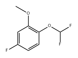 2-(Difluoromethoxy)-5-fluoroanisole 结构式