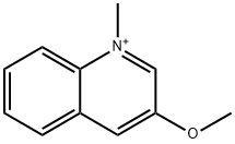 3-methoxy-1-methylquinolin-1-ium 结构式