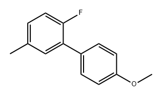 2-Fluoro-4'-methoxy-5-methyl-1,1'-biphenyl 结构式