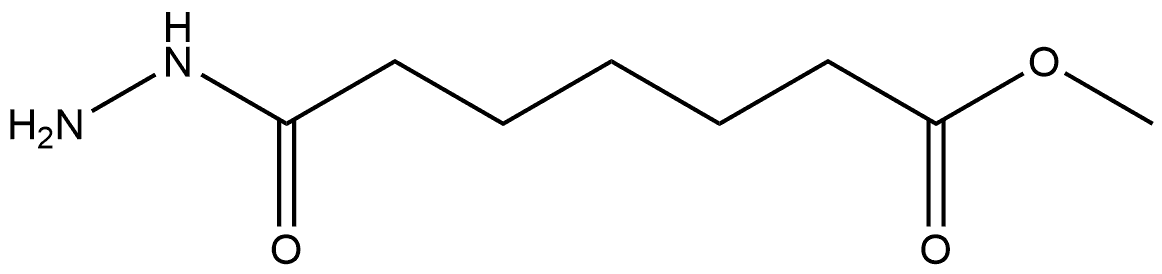 Heptanedioic acid, 1-methyl ester, 7-hydrazide 结构式