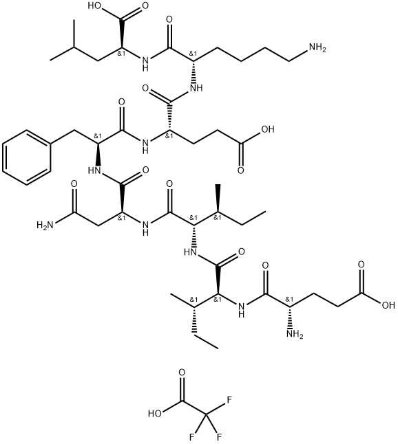 拮抗突变体多肽OVA-E1 PEPTIDE 结构式