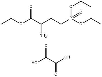 (D,L)-(±)-2-Amino-4-(diethylphosphono)butanoic acid ethyl ester 结构式