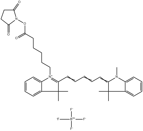 CY5-琥珀酰亚胺/活化酯 结构式