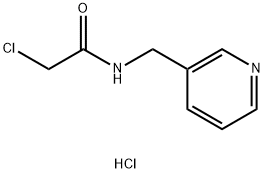 2-氯-N-(吡啶-3-基甲基)乙酰胺盐酸盐 结构式