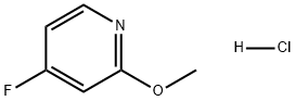 2-甲氧基-4-氟吡啶盐酸盐 结构式