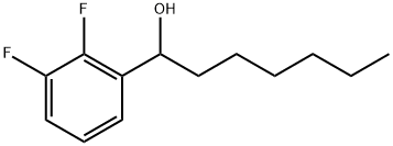 2,3-Difluoro-α-hexylbenzenemethanol 结构式