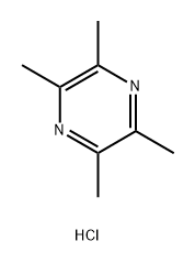 2,3,5,6-四甲基吡嗪盐酸盐 结构式