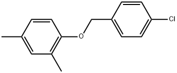 1-[(4-Chlorophenyl)methoxy]-2,4-dimethylbenzene 结构式