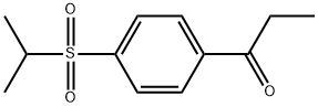 1-[4-[(1-Methylethyl)sulfonyl]phenyl]-1-propanone 结构式