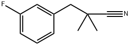 Benzenepropanenitrile, 3-fluoro-α,α-dimethyl- 结构式