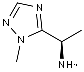 (R)-1-(1-Methyl-1H-1,2,4-triazol-5-yl)ethanamine 结构式