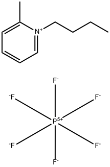 1-丁基-2-甲基吡啶六氟磷酸盐 结构式