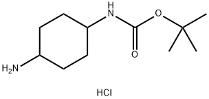 tert-Butyl (4-aminocyclohexyl)carbamate hydrochloride 结构式