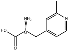4-Pyridinepropanoic acid, α-amino-2-methyl-, (αR)- 结构式
