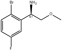 (1R)-1-(2-bromo-5-fluorophenyl)-2-methoxyethanamine 结构式