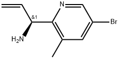 (S)-1-(5-bromo-3-methylpyridin-2-yl)prop-2-en-1-amine 结构式