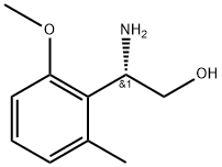 (2S)-2-amino-2-(2-methoxy-6-methylphenyl)ethan-1-ol 结构式