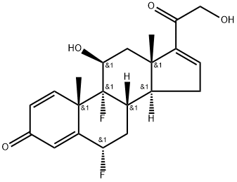 二氟泼尼酯杂质 11 结构式