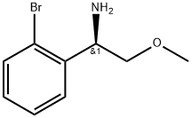 Benzenemethanamine, 2-bromo-α-(methoxymethyl)-, (αR)- 结构式