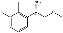 (S)-1-(3-iodo-2-methylphenyl)-2-methoxyethanamine 结构式