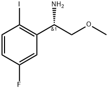 (1S)-1-(5-fluoro-2-iodophenyl)-2-methoxyethanamine 结构式