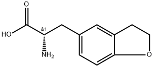 5-Benzofuranpropanoic acid, α-amino-2,3-dihydro-, (αS)- 结构式
