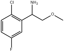 1-(2-chloro-5-fluorophenyl)-2-methoxyethanamine 结构式