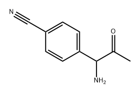 4-(1-amino-2-oxopropyl)benzonitrile 结构式