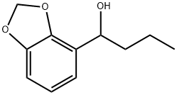 α-Propyl-1,3-benzodioxole-4-methanol 结构式