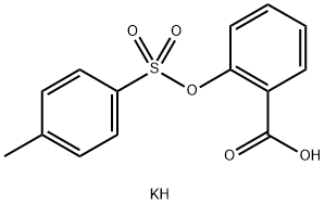 Benzoic acid, 2-[[(4-methylphenyl)sulfonyl]oxy]-, potassium salt (1:1) 结构式