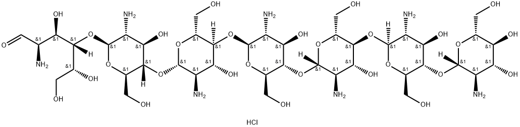 Chitoheptaose Heptahydrochloride 结构式