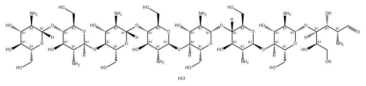 CHITOOCTAOSE 8HCL 结构式