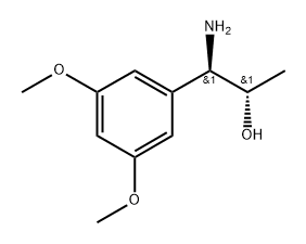 (1R,2S)-1-AMINO-1-(3,5-DIMETHOXYPHENYL)PROPAN-2-OL 结构式