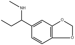 1,3-Benzodioxole-5-methanamine, α-ethyl-N-methyl- 结构式