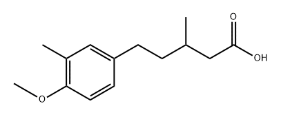 Benzenepentanoic acid, 4-Methoxy-b,3-
diMethyl 结构式