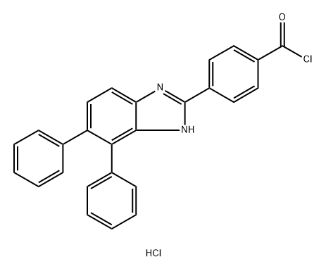 4-(4,5-Diphenyl-1h-imidazol-2-yl)benzoyl chloride HCl 结构式