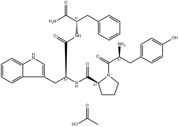 ENDOMORPHIN 1 醋酸 结构式