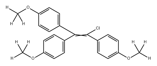 Chlorotrianisene-d9 (trimethoxy-d9)	 结构式