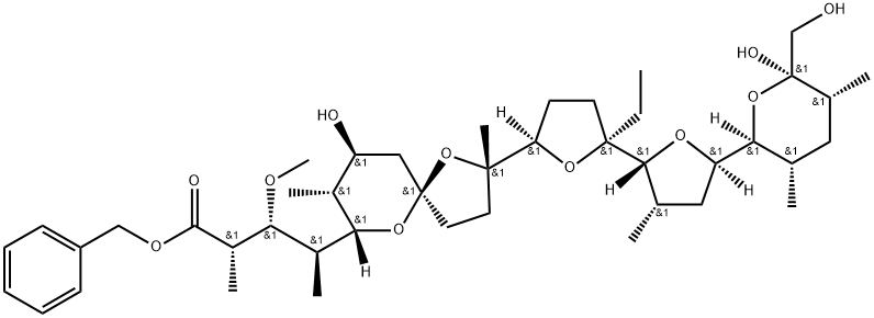 Monensin benzyl ester 结构式