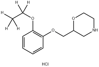 rac Viloxazine-d5 Hydrochloride 结构式