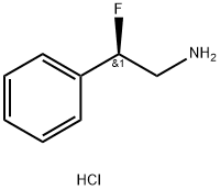 (R)-β-Fluorobenzeneethanamine hydrochloride 结构式