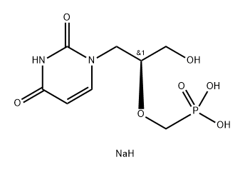 西多福韦杂质2二钠盐 结构式